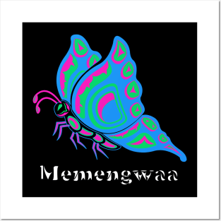 Memengwaa (Butterfly) Polysexual Pride Posters and Art